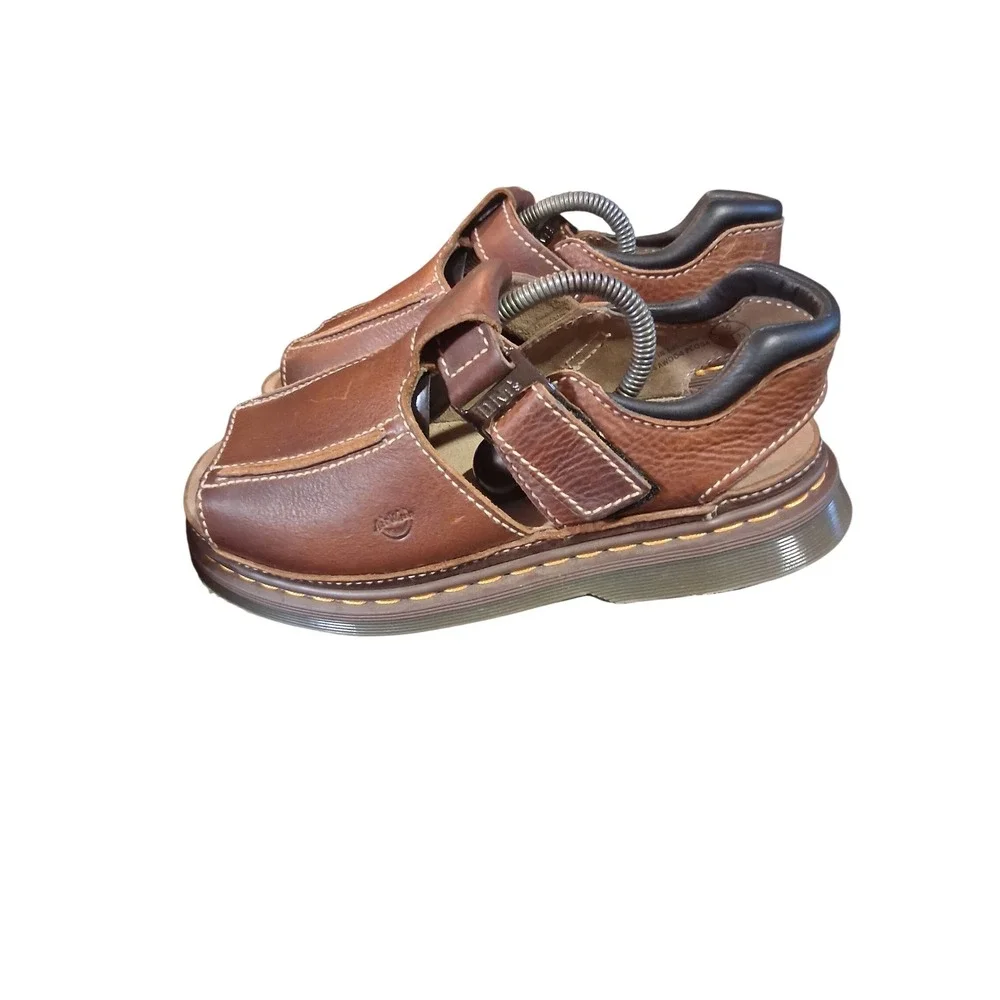 Dr. Martens Mens Brown Leather Fisherman Sandals AirWair 9064 US 11 UK 10